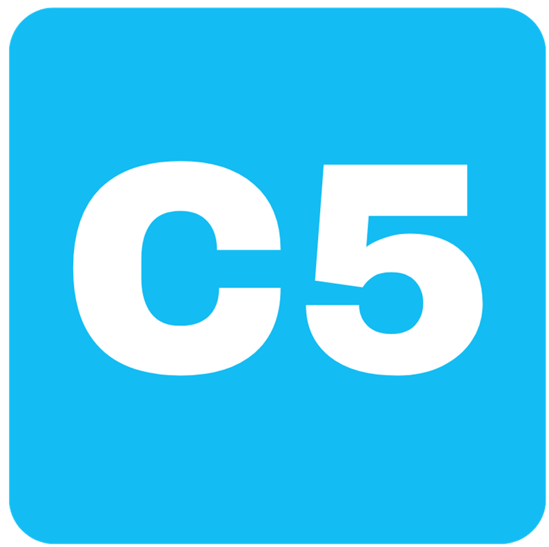Tasto ciano con lettera e numero
